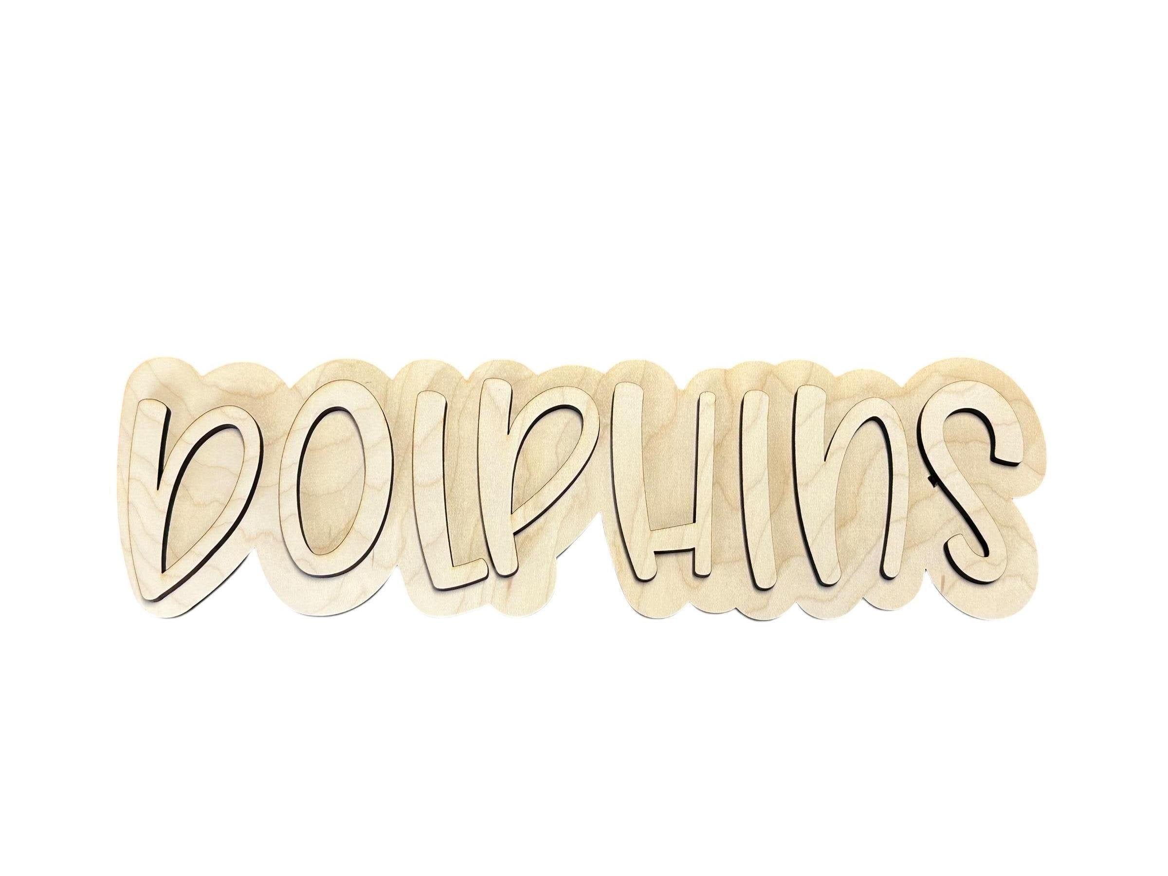 Laser Cut Wood Names  Kids Room Wall Art