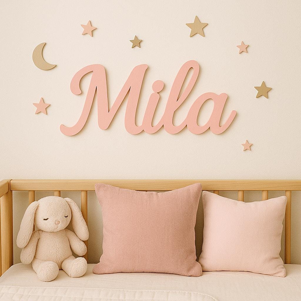 Hand Made Personalized Nursery Decor