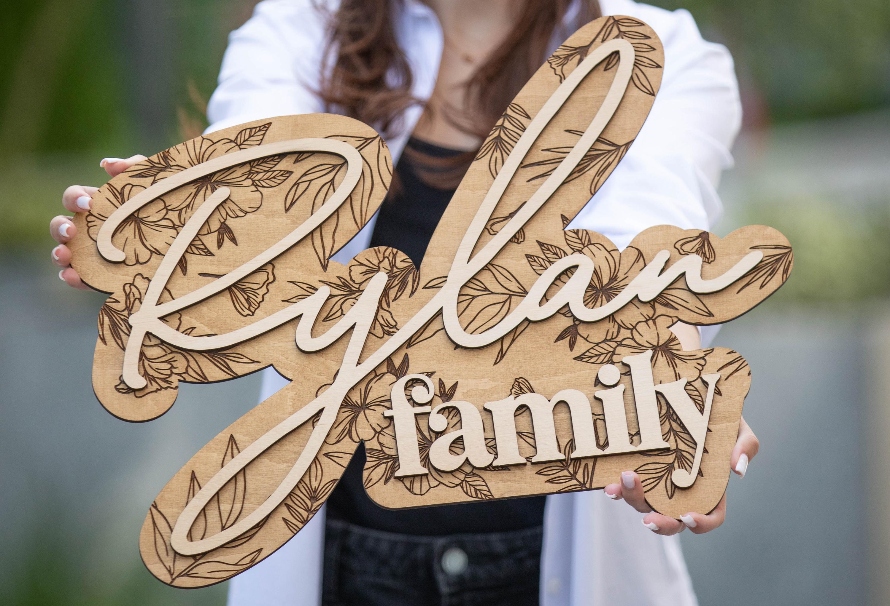 Wooden Sign Perfect Family Housewarming Gift