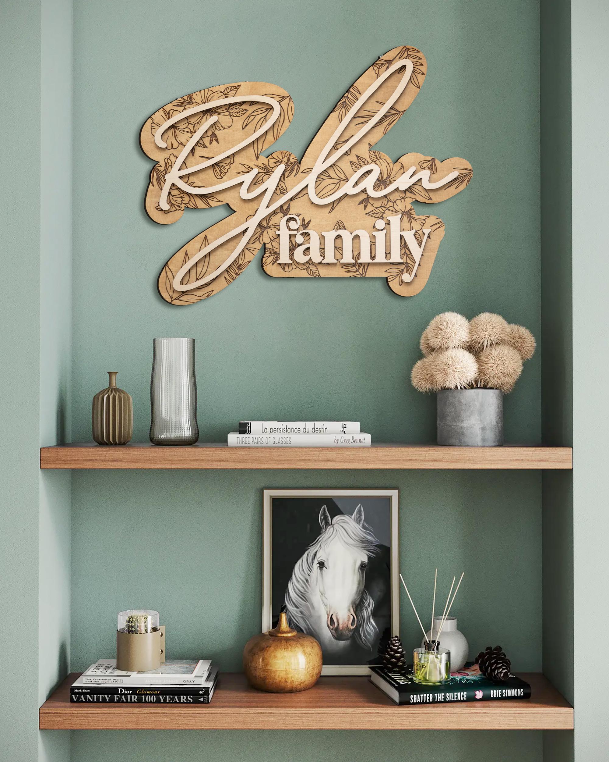Wooden Sign Perfect Family Housewarming Gift
