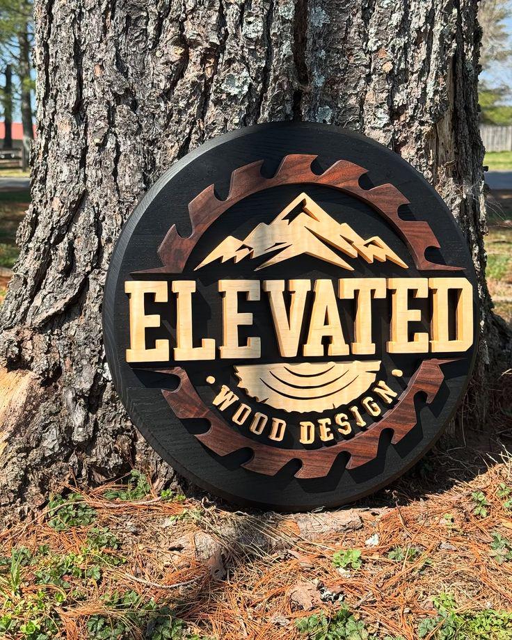 3D Engraved Wooden Sign - Outdoor Wooden Sign