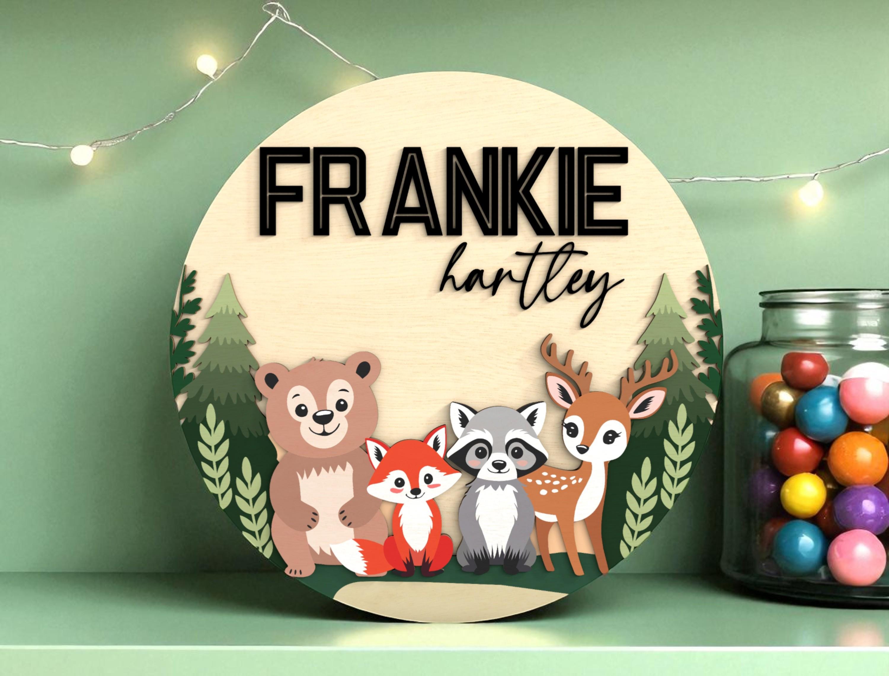 Personalized Nursery Door Sign