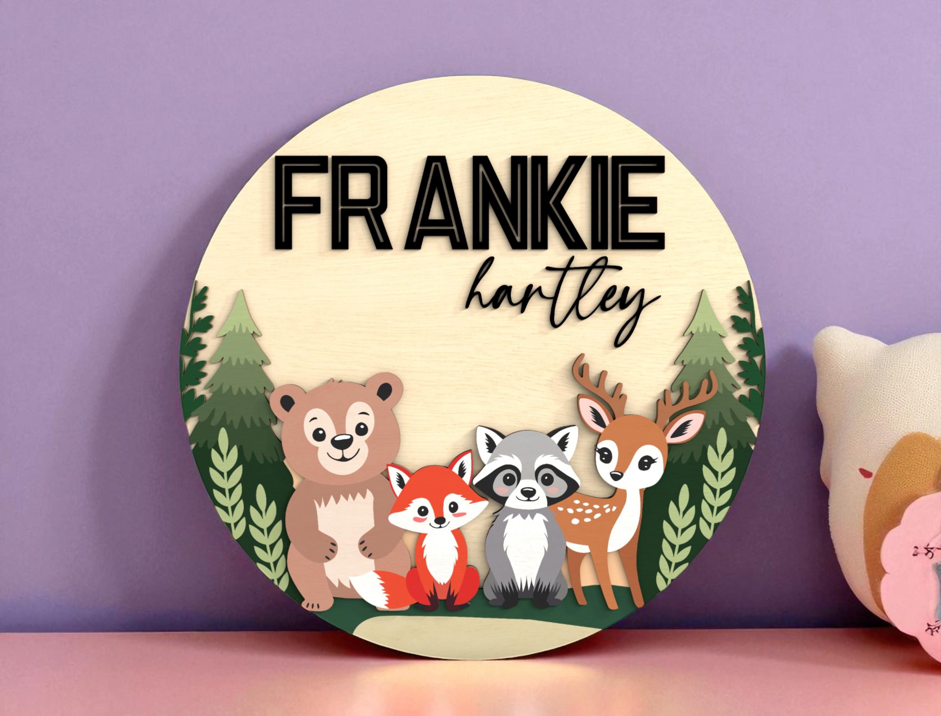 Personalized Nursery Door Sign