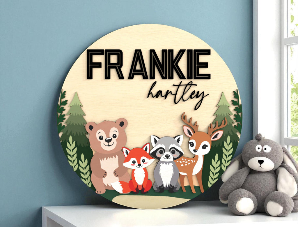 Personalized Nursery Door Sign