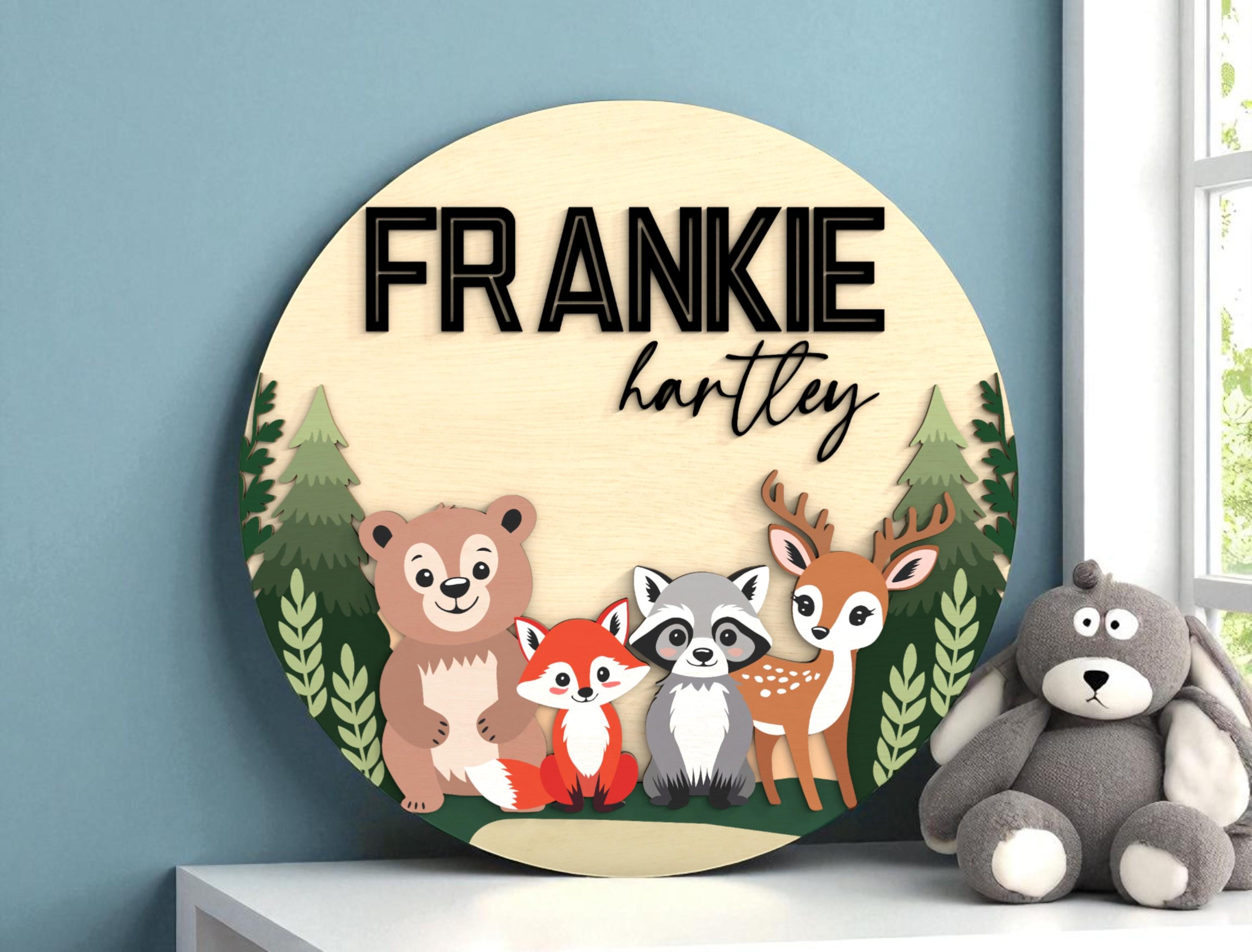 Personalized Nursery Door Sign